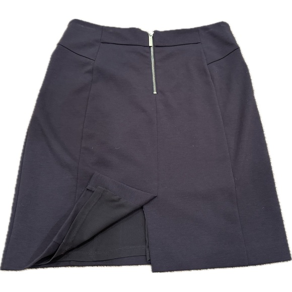 MICHAEL Michael Kors- Dark Brown Skirt w/ Gold Zipper- Above the Knee- SIZE 8 - Picture 3 of 7